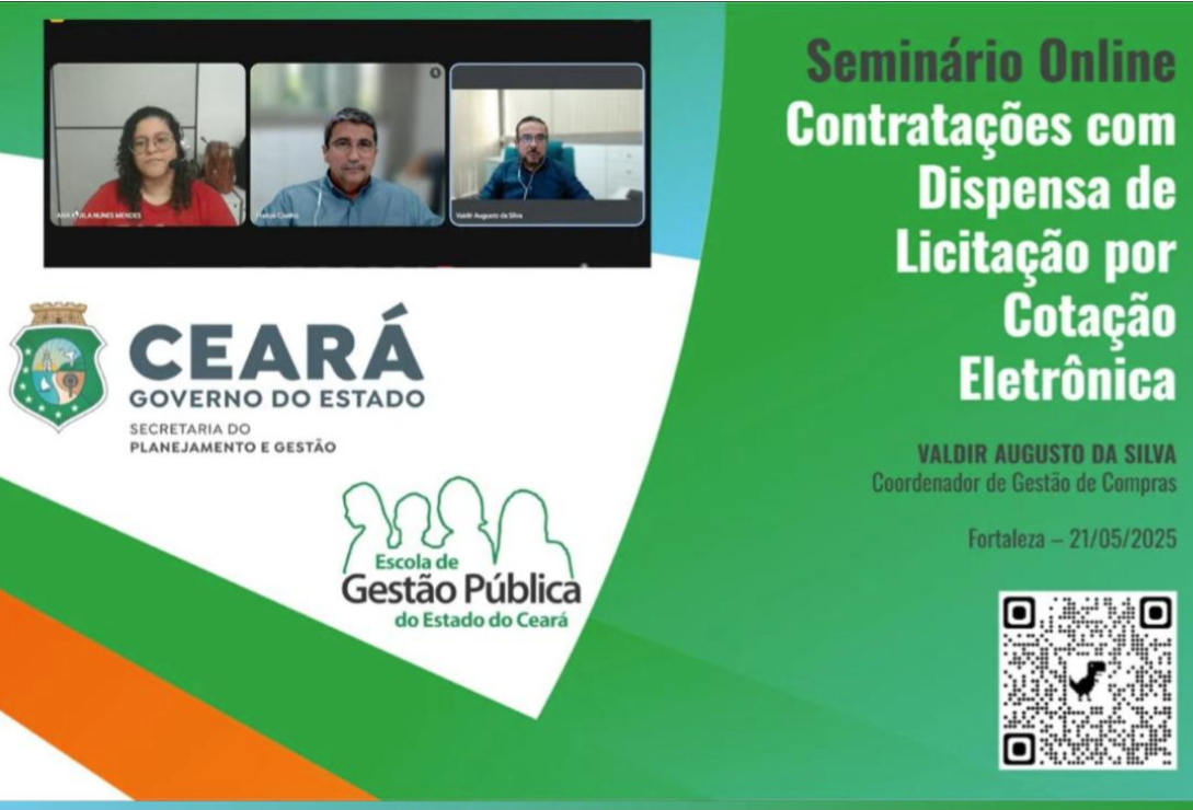 Seplag realiza seminário sobre uso da cotação eletrônica em contratações por dispensa de licitação
